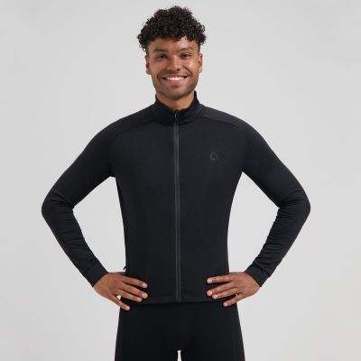 3. Rogelli ESSENTIAL II Langarmshirt, schwarz, Größe 4XL