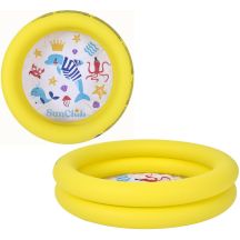 Kinderpool mit 2 Ringen, 76 x 20 cm, Artikelnummer 57157, Gelb