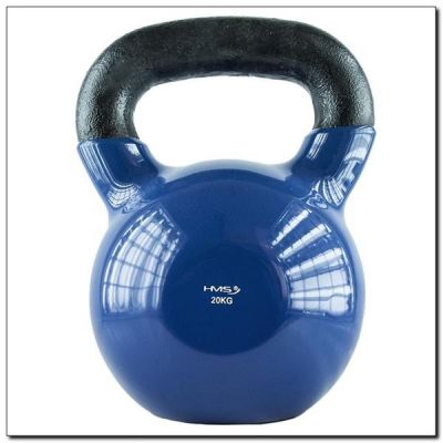 Blaue HMS KNV20 20 kg Kettlebell aus Gusseisen