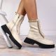 3. Artiker W HBH40 Isolierte Lederstiefeletten mit Kette