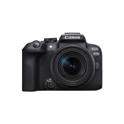 Canon EOS R10 + RF-S 18-150mm IS STM spiegellose Kamera, 24,2 MP CMOS, 6000 x 4000 Pixel, Schwarz