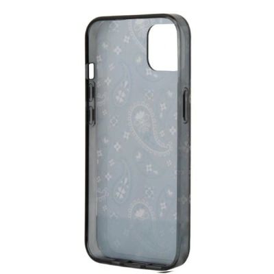 6. Guess Bandana Paisley Case für iPhone 14 / 15 / 13 6.1" - Schwarz