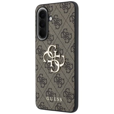 2. Guess Lederhülle mit Metalllogo für Samsung Galaxy A57 5G – Braun