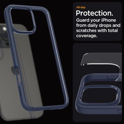 11. Spigen Ultra Hybrid-Hülle für iPhone 16 Pro Max – blau