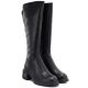8. Schwarze Damen-Ankle-Boots aus Leder, Vinceza FIO27-67056