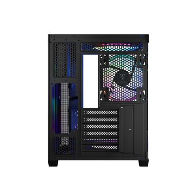 7. MODECOM VOLCANO PANORAMA APEX ARGB 5F MIDI SCHWARZES GEHÄUSE