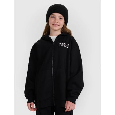 Mädchen-Sweatshirt mit Kapuze, 4F 4FJRAW25TSWSF2516-20S