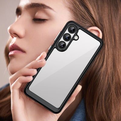 6. Outer Space Hülle für Samsung Galaxy A36 Cover mit Flexiblem Rahmen - Schwarz