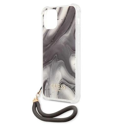 6. Guess GUHCP12SKSMAGR iPhone 12 mini 5.4" grau/graues Hardcase Marble Collection