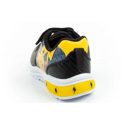 5. Leomil Kinder-Sportschuhe Pokémon-Sneaker, leicht, mit Klettverschluss und LED-Beleuchtung, schwarz-gelb