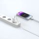 9. Tech-Protect NC20W Wandladegerät mit 100 cm USB-C-/Lightning-Kabel – Weiß