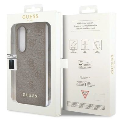6. Guess GUHCZFD5GF4GBR F946 Z Fold5 braun/braunes Hardcase 4G Charms Collection