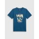 5. Herren-T-Shirt mit Aufdruck, regulär, Größe 4F 4FRSS26TTSHM4306-46S