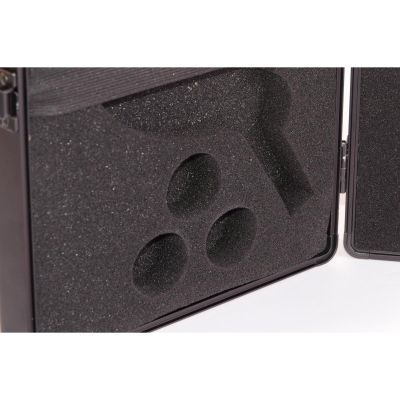 7. Schutzhülle für 2 Schläger und 3 Bälle für Tischtennis, Joola Aluminium, Schwarz