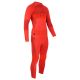 12. GLOVII Beheizbares Thermoaktiv-Unterwäsche-Set, Sweatshirt und Hose, Größe M, Orange, inklusive Batterien und Ladegerät, GXRM