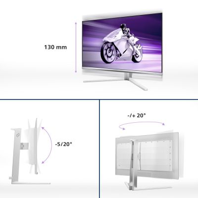 3. Philips 68,5 cm (27,0") 27M2N8500 16:09 2xHDMI+DP+USP weiß