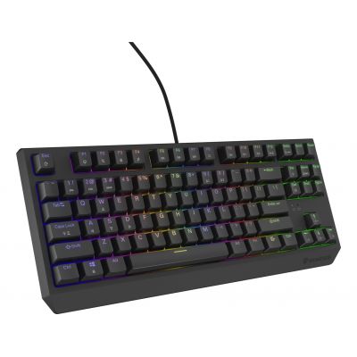14. GENESIS Thor 230 TKL Gaming-Tastatur, USB, QWERTY, US-Englisch, Schwarz