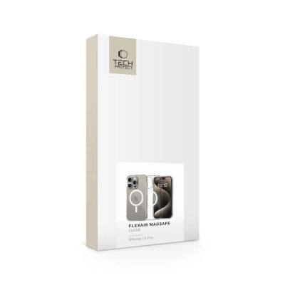 4. Tech-Protect FlexAir MagSafe Case für iPhone 15 Pro – Transparent