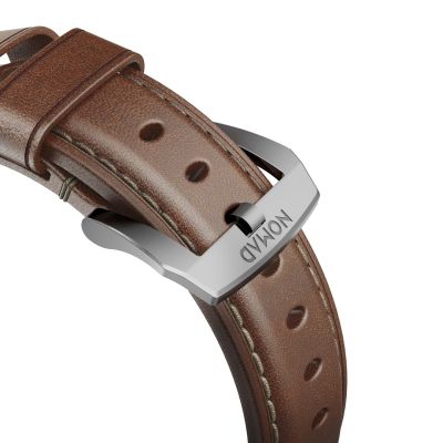 6. Nomad NM1A4RST00 Smart-Armband aus braunem Leder