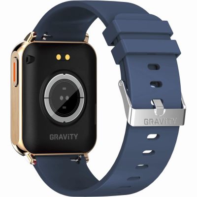 11. Smartwatch Gravity Roségold Marineblau 2 Armbänder GT17-2