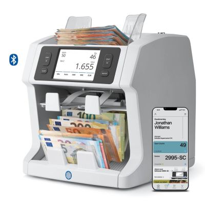 2. Safescan 2995-SC Banknotenzählmaschine Weiß