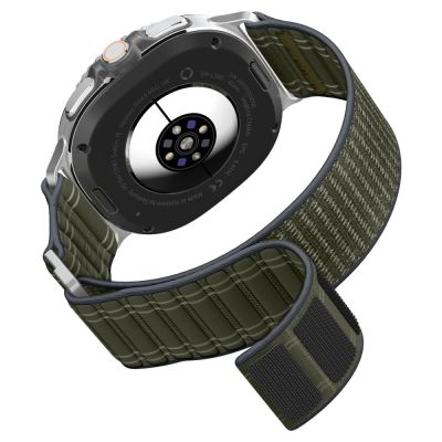 9. Spigen WBF0 Armband für Samsung Galaxy Watch 40/44/46 mm - Grün