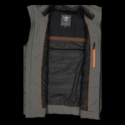 6. CMP Herren Insulated Vest Wintersportweste Grau (34K0757/E910)