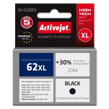 Activejet AH-62BRX Tinte (ersetzt HP 62XL C2P05AE; Premium; 20 ml; Schwarz)