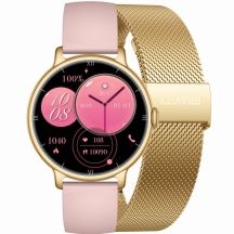 Smartwatch Gravity Gold Strap + Bracelet GT33-1