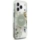 4. Guess IML Flower & Tonal Circle MagSafe Hülle für iPhone 18 Pro Max / 17 Pro Max – grün
