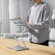 16. Wozinsky WRS-CPY75DSS Laptop- und Tablet-Ständer aus Aluminium + kostenloser Smartphone-Ständer – Silber