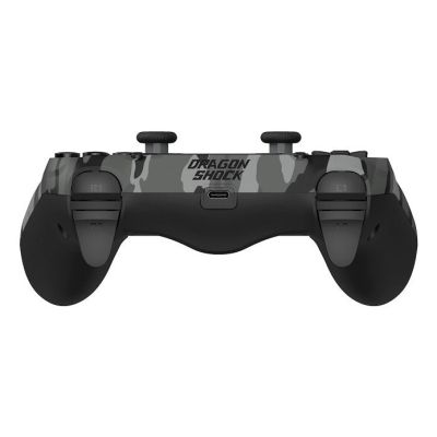 5. Dragonshock Mizar+ Bluetooth-Gamepad (Analog/Digital) in Schwarz, Grau und Camouflage, kompatibel mit PC, PlayStation 4 und Android