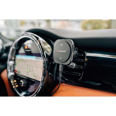 3. Verbatim Charge 'n' Drive Qi2 Smartphone Schwarz USB Kabelloses Laden Schnellladen Automatisch