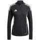 9. adidas Tiro 25 Competition Trainingsshirt Damen Sweatshirt Schwarz und Grau JC6273