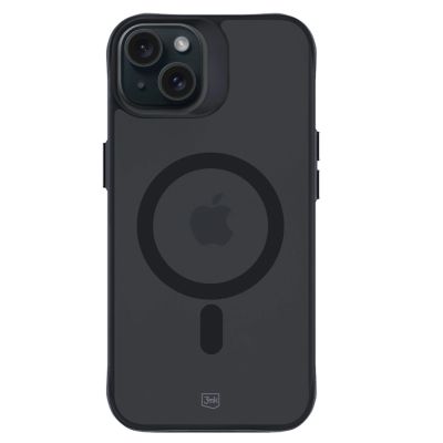 17. 3mk Smoke MagCase Hülle mit MagSafe für iPhone 15 Plus – durchscheinend