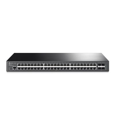 TP-Link JetStream TL-SG3452 Netzwerk-Switch, Managed L2 Gigabit Ethernet (10/100/1000), 1 HE, Schwarz