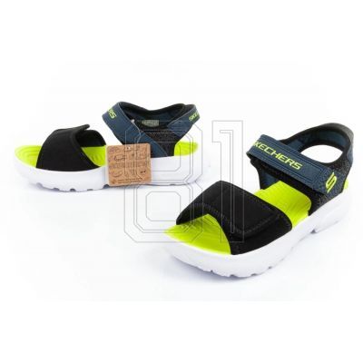 9. Skechers Jr. 406512L/BKLM Sandalen