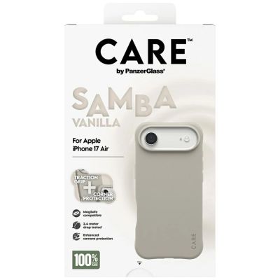 5. CARE by PanzerGlass Modisches Samba MagSafe Case für iPhone Air - Grau