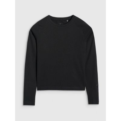 8. Mädchen-Longsleeve mit Slim Fit, schlicht, 4F 4FJRAW25TLONF603-20S