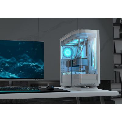 22. COUGAR FV270 ARGB Midi-Tower-Case, Weiß