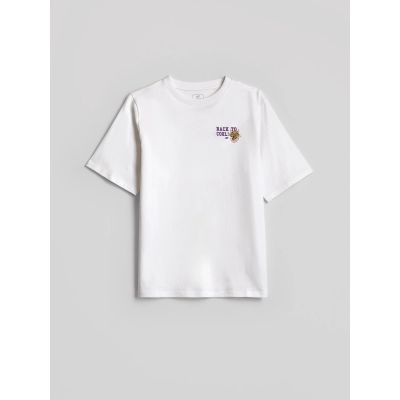 4. Jungen-T-Shirt im Loose Fit mit Print 4F 4FJRAW26TTSHM4527-10S