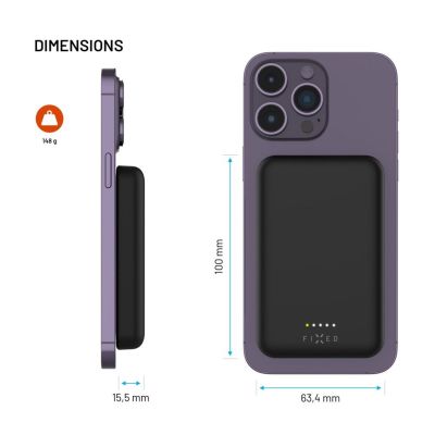 3. FIXED FIXZENM2-10-BK Powerbank
