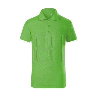 4. Malfini Pique Polo Free Jr polo shirt MLI-F2292 green apple