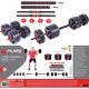 37. Faltbare Hantelstange aus Verbundmaterial, 30 kg, Pure 2 Improve