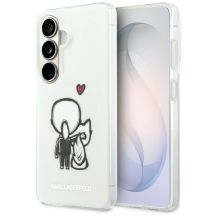 Karl Lagerfeld IML Karl&Choupette MagSafe Hülle für Samsung Galaxy S26 - Transparent
