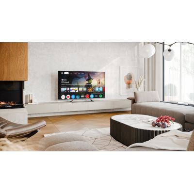 6. SHARP 55JP7265E QLED 55" 4K Ultra HD Google TV Dolby Digital Plus Schwarz