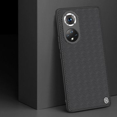 8. Nillkin Textured Case robuste, verstärkte Hülle mit Gelrahmen und Nylonrückseite für Honor 50 Pro schwarz