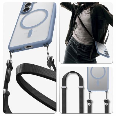 21. Spigen Ultra Hybrid Mag MagSafe Hülle für Samsung Galaxy S26+ - Transparentblau