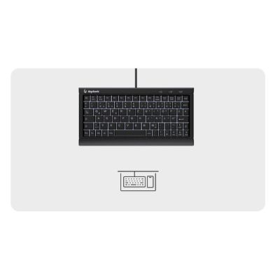 5. KeySonic KSK-3011ELC (DE) Tastatur Home USB QWERTZ Deutsch Schwarz