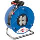 Brennenstuhl Garant Steckdosenleiste 25 m 4 x Steckdose Schwarz, Blau